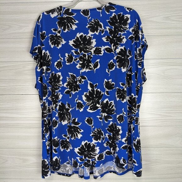 Lane Bryant Floral Blouse 22/24 - Picture 7 of 7
